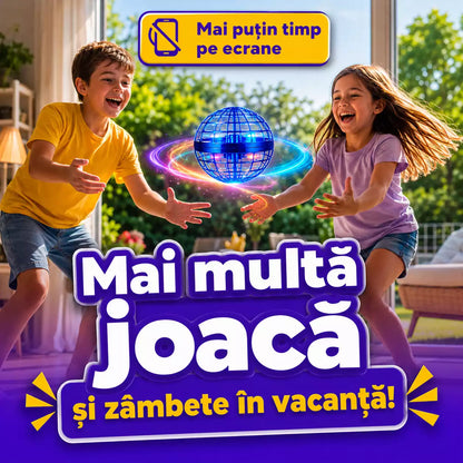 Dronă Zburătoare cu LED — Distracție Fără Ecran, Fără Telecomandă