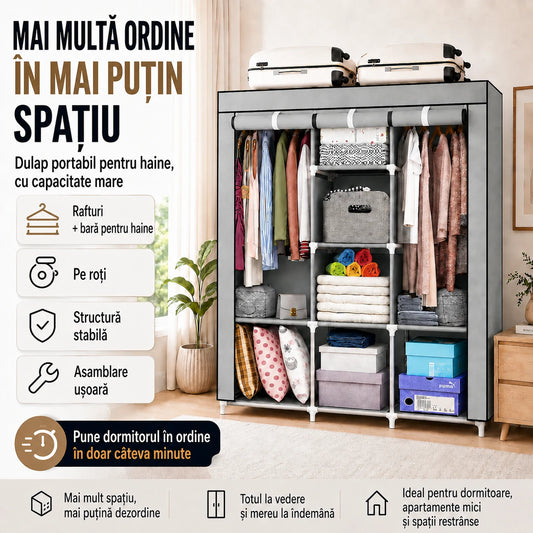 SmartCloset - Dulap complet, montat în câteva minute