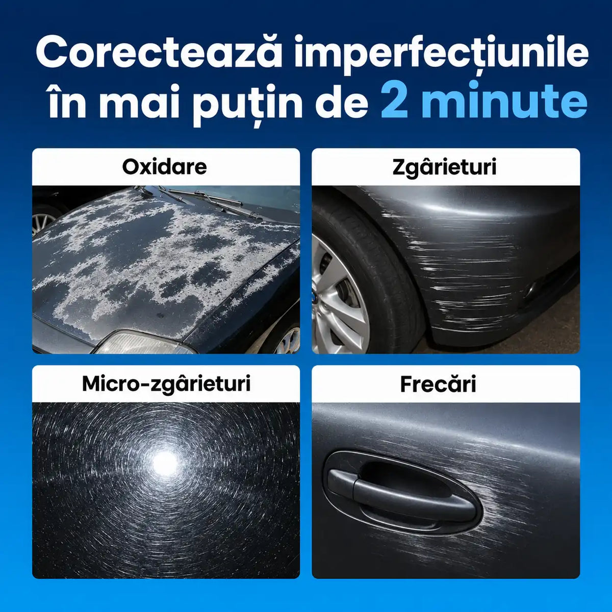 Metoda rapidă pentru a acoperi zgârieturile auto