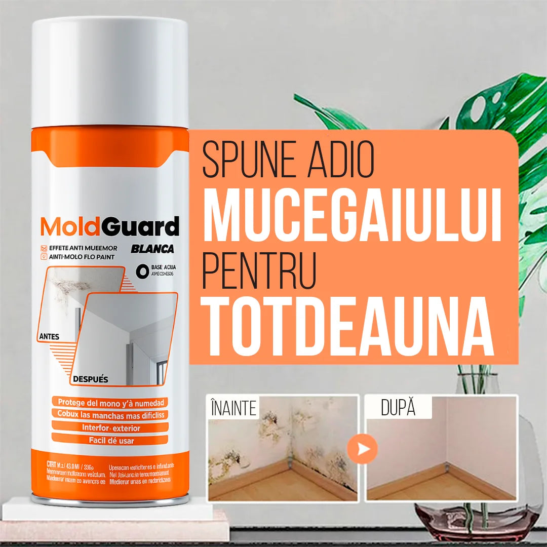 MoldGuard 400ml – Spray pentru Îndepărtarea Mucegaiului de pe Suprafețe
