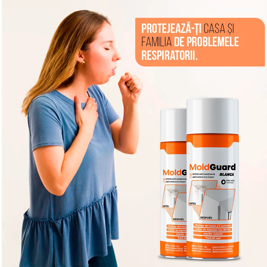 MoldGuard 400ml – Spray pentru Îndepărtarea Mucegaiului de pe Suprafețe