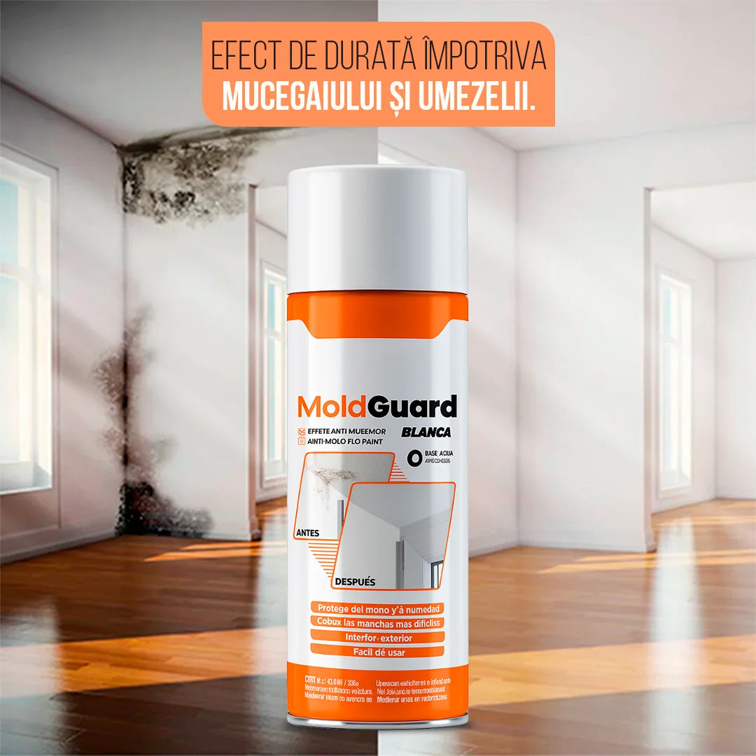 MoldGuard 400ml – Spray pentru Îndepărtarea Mucegaiului de pe Suprafețe