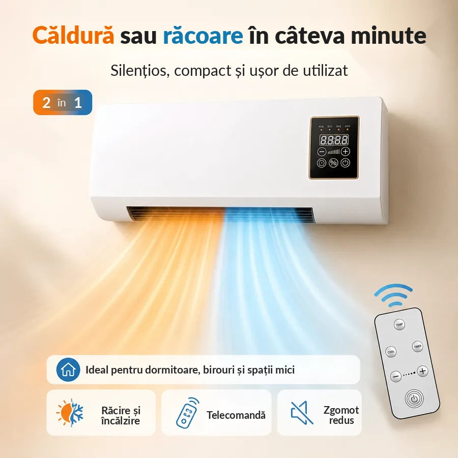 Aparat mini de aer condiționat și încălzire, PureClimate Mini, 220 V