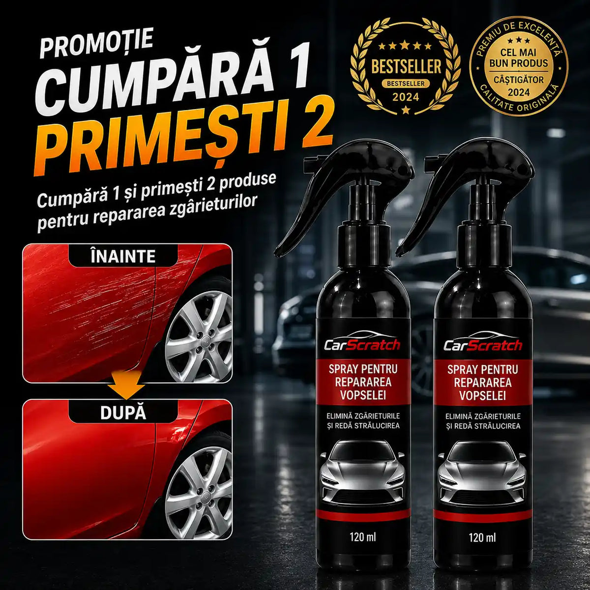 Metoda rapidă pentru a acoperi zgârieturile auto